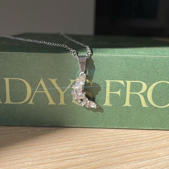 Hiatus | Handmade Moonbeam Silver Necklace - Picture 1 of 6